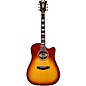 D'Angelico Premier Series Bowery Cutaway Dreadnought Acoustic-Electric Guitar Iced Tea Burst