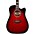 D'Angelico Premier ... D'Angelico Premier Series Bowery Cutaway Dreadnought Acoustic-Electric Guitar Trans Black Cherry Burst