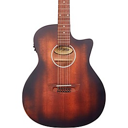 D'Angelico P... D'Angelico Premier Series Fulton LS 12-String Cutaway Grand Auditorium Acoustic-Electric Guitar Aged Mahogany