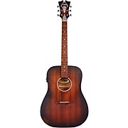 D'angelico Premier Series Lexington Ls Dreadnought Acoustic-Electric Guitar Aged Mahogany for sale