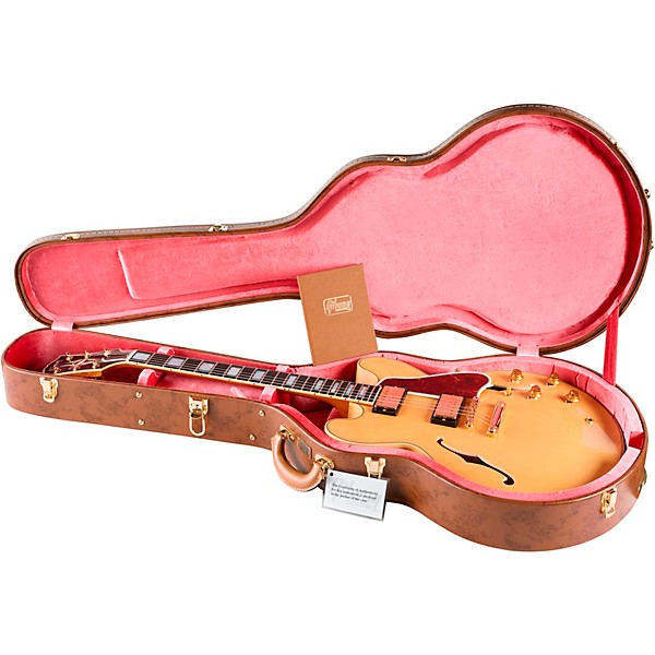 Gibson Custom 1959 ES-355 Reissue Stop Bar VOS Semi-Hollow Electric Guitar Vintage Natural