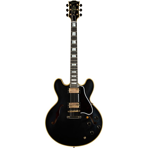 Gibson Custom 1959 ES-355 Reissue Stopbar VOS Semi-Hollow Electric Guitar Ebony