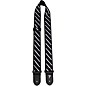Perri's 2" Jacquard Guitar Strap - Striped Tie Black and Grey 39 to 58 in. thumbnail