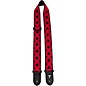 Perri's 2" Jacquard Guitar Strap Red and Black 39 to 58 in. thumbnail