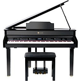 Williams Symphony Grand II Digital Micro Gran... Williams Symphony Grand II Digital Micro Grand Piano With Bench Black 88 Key