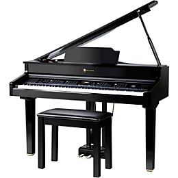 Williams Symphony Grand II Digital Micro Grand Piano With Bench Black 88 Key