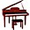 Williams Symphony Grand II Digital Mic... Williams Symphony Grand II Digital Micro Grand Piano With Bench Mahogany Red 88 Key