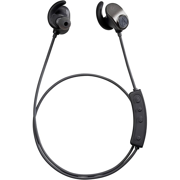 Open Box Audio-Technica ATH-SPORT90BT SonicSport Wireless In-ear Headphones Level 1 Black