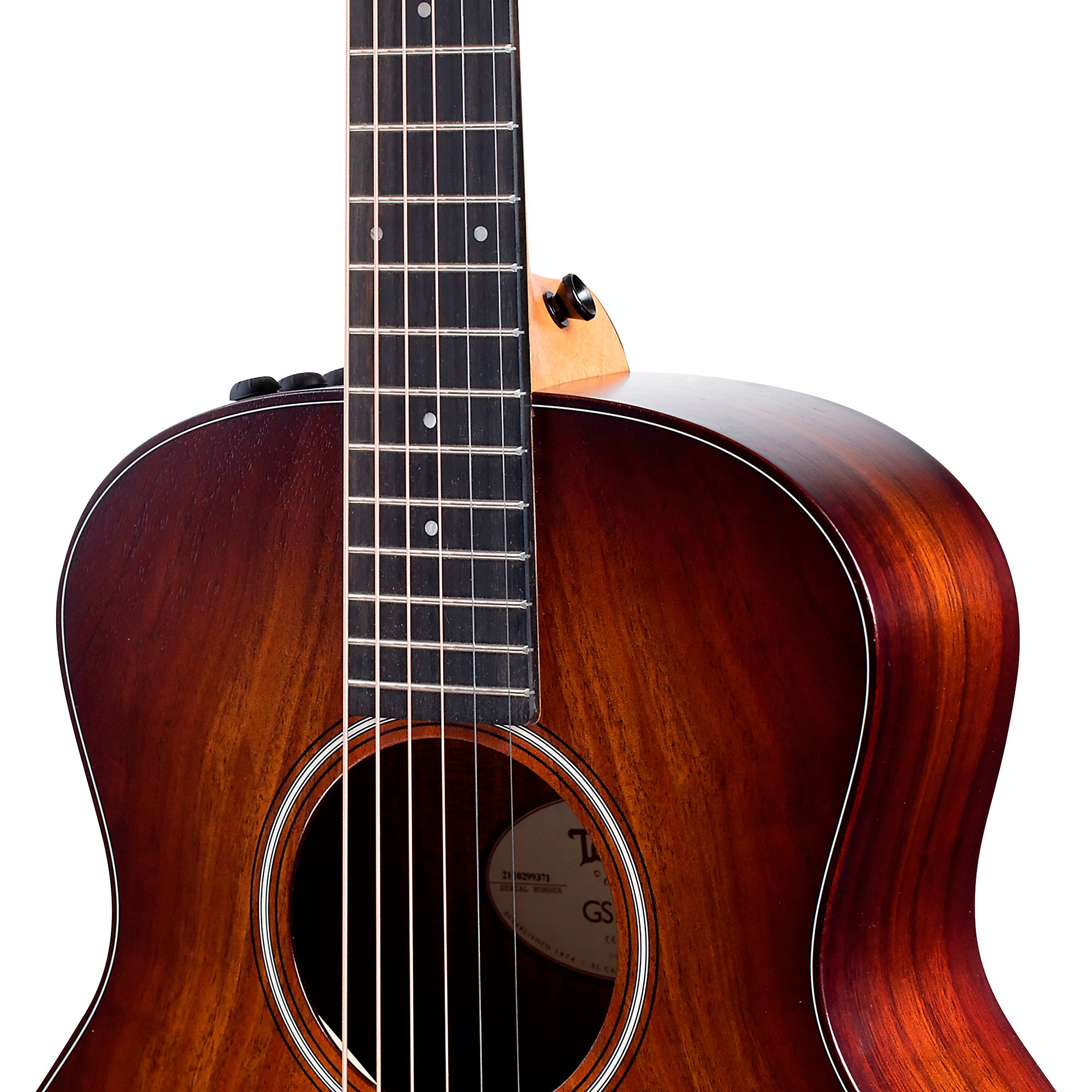 Taylor GS Mini-e Koa Plus Acoustic-Electric Guitar Shaded Edge