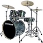 Ludwig Element Evolution 5-piece Drum Set with 22 in. Bass Drum and Zildjian "I" Series Cymbals Emerald Sparkle