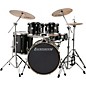 Ludwig Element Evolution 5-piece Drum Set with 22 in. Bass Drum and Zildjian "I" Series Cymbals Black Sparkle