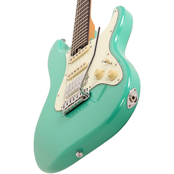 Schecter Guitar Research Nick Johnston Traditional HSS Electric Guitar Atomic Green Mint Green Pickguard