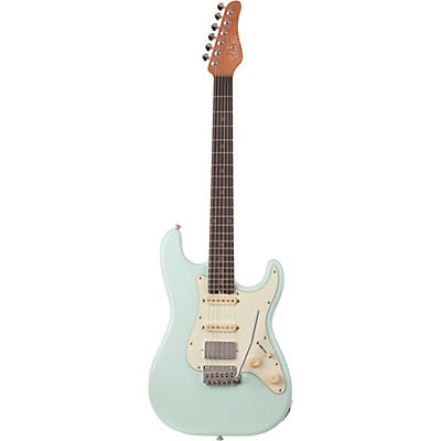 Schecter Guitar Research Nick Johnston Traditional Hss Electric Guitar Atomic Frost Mint Green Pickguard for sale