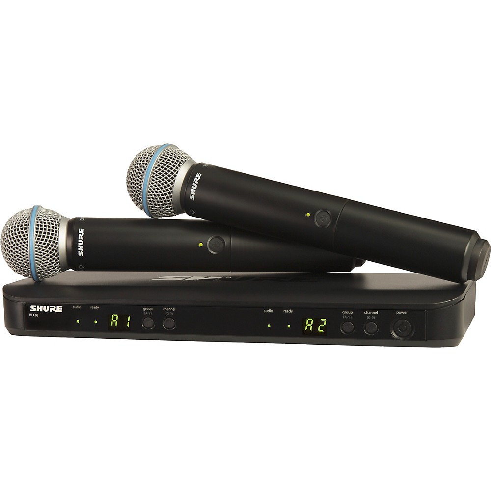 UPC 042406613293 product image for Shure Blx288/B58 Wireless Dual Vocal System With Two Beta 58A Handheld Transmitt | upcitemdb.com