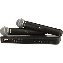 Shure BLX288/B58 Wireless Dua... Shure BLX288/B58 Wireless Dual Vocal System With Two BETA 58A Handheld Transmitters Band J11