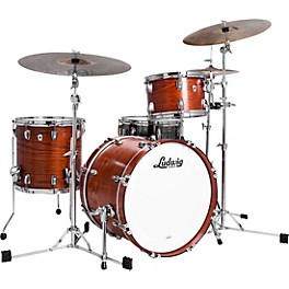 Ludwig Classic Oak 3-Piece Downbeat Sh... Ludwig Classic Oak 3-Piece Downbeat Shell Pack With 20" Bass Drum Tennessee Whiskey