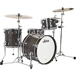 Ludwig Classic Oak 3-Piece Downbeat Shell Pack With 20" Bass Drum Smoke