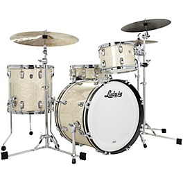 Ludwig Classic Oak 3-Piece Downbeat... Ludwig Classic Oak 3-Piece Downbeat Shell Pack With 20" Bass Drum Vintage White Marine