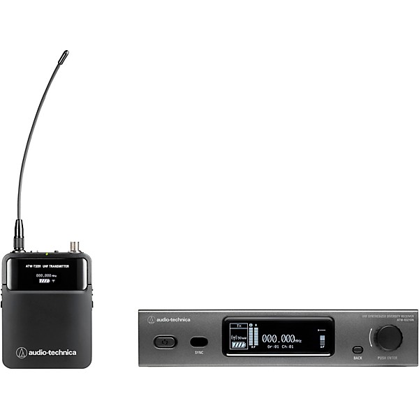 Audio-Technica 3000 Series  (4th Gen)  Network Enabled UHF Wireless with Bodypack Transmitter Band DE2