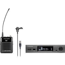 Audio-Technica 3000 Series  (4th Gen)  Network Enabled UHF Wireless with AT831cH Cardioid Condenser Lavalier Microphone Band DE2