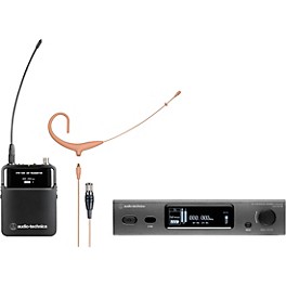 ... Audio-Technica 3000 Series (4th Gen) Network Enabled UHF Wireless with BP892xcH-TH MicroSet Omnidirectional Condenser Headworn Microphone Band EE1