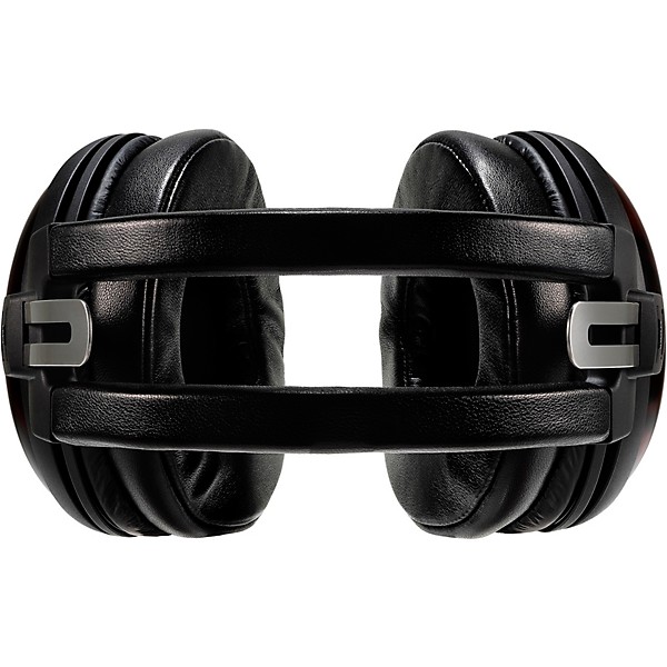 Audio-Technica ATH-AWKT Audiophile Closed-Back Dynamic Wooden Headphones Striped Ebony
