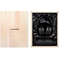 Audio-Technica ATH-AWKT Audiophile Closed-Back Dynamic Wooden Headphones Striped Ebony