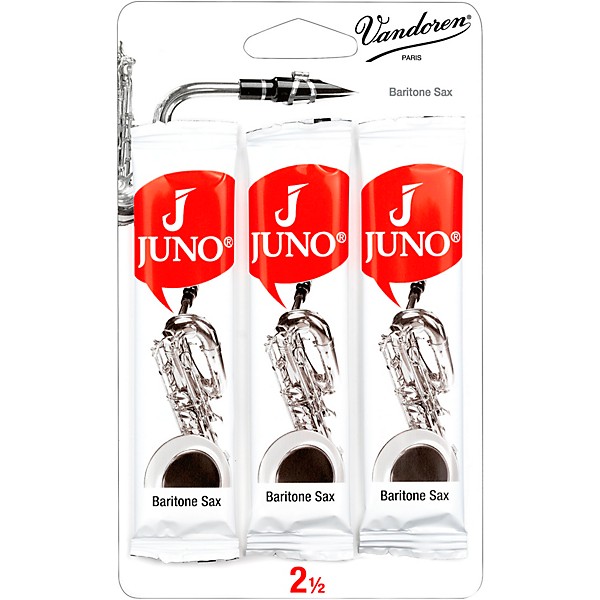 Vandoren JUNO Baritone Saxophone 3 Reed Card 2.5