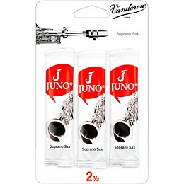 Vandoren JUNO Soprano Saxophone 3-Reed Card 2.5