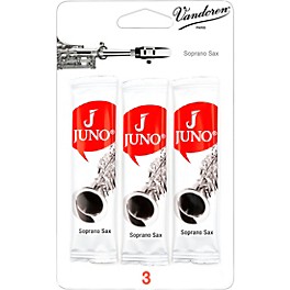 Vandoren JUNO Soprano Saxophone 3-Reed Card 2 Vandoren JUNO Soprano Saxophone 3-Reed Card 3