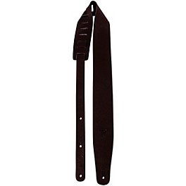 Perri's 2.5" Saddle Leather Guitar Strap Black 2.5 in.