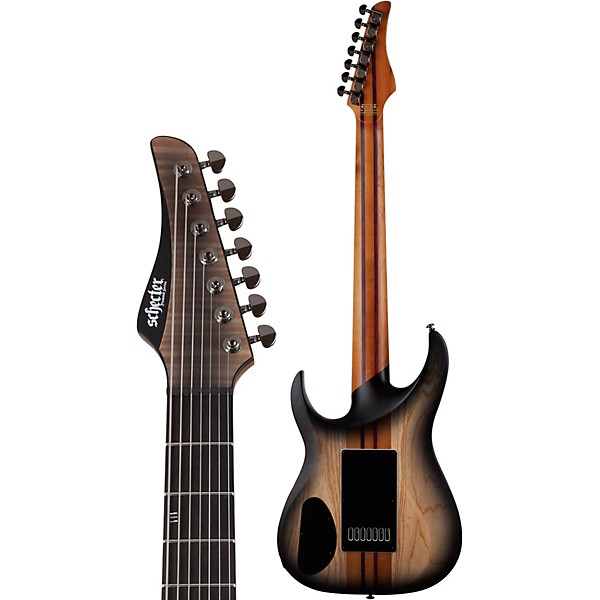 Schecter Guitar Research Banshee Mach Evertune 7-String Electric Guitar FalloutBurst