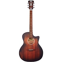 D'Angelico Premier LS Series Gramercy Cutaway Grand Auditorium Acoustic-Electric Guitar Aged Mahogany