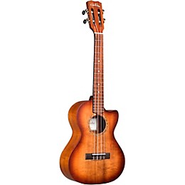 Cordoba 28T-CE Tenor Cutaway CE Acoustic-Electric Ukulele Edge Burst