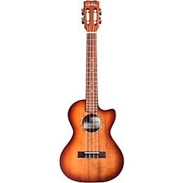 Cordoba 28T-CE Tenor Cutaway CE Acoustic-Electric Ukulele Edge Burst