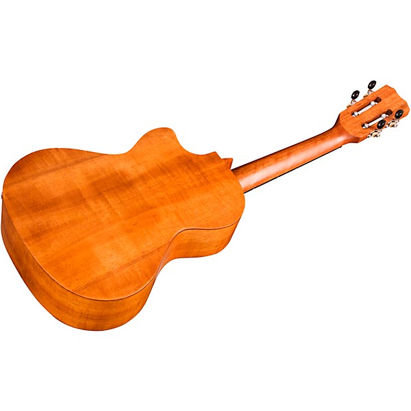 Cordoba 28T-CE Tenor Cutaway CE Acoustic-Electric Ukulele Edge Burst