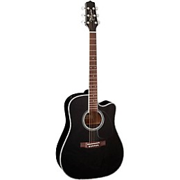 Takamine EF341DX Acoustic-Electric Guitar Black