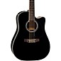 Takamine EF381DX 12-String Acoustic-Electric Guitar Black thumbnail