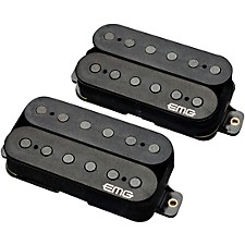 Seymour Duncan SH-8 Invader Humbucker Pickup Set - Black Raw