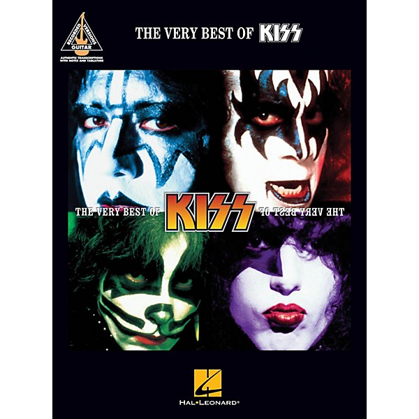 Hal Leonard The Very Best of KISS Guitar Tab Songbook