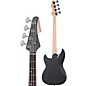 Schecter Guitar Research Banshee 4-String Short Scale Electric Bass Carbon Gray Black Pickguard