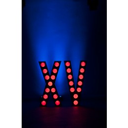 Eliminator Lighting Decor XV RGBW LED Letters
