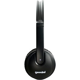 Gemini DJX-200 Professional DJ Headphones Black