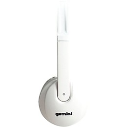 Gemini DJX-200 Professional DJ Headphones White