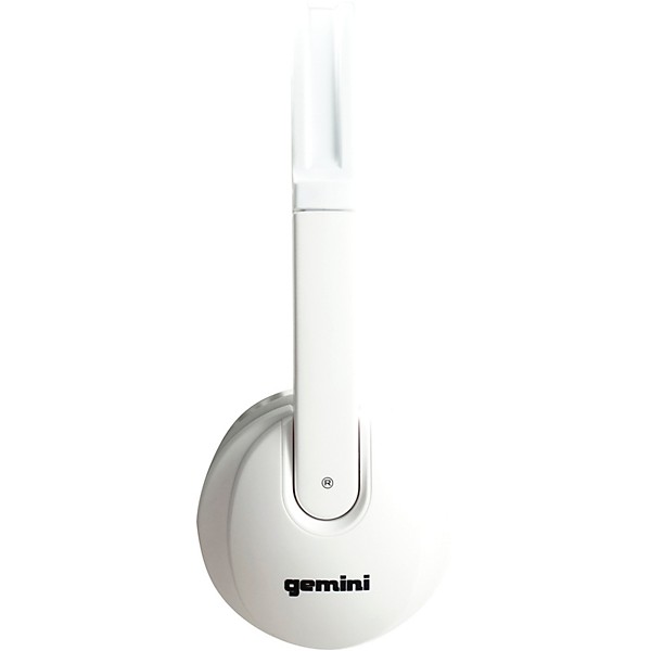 Gemini DJX-200 Professional DJ Headphones White