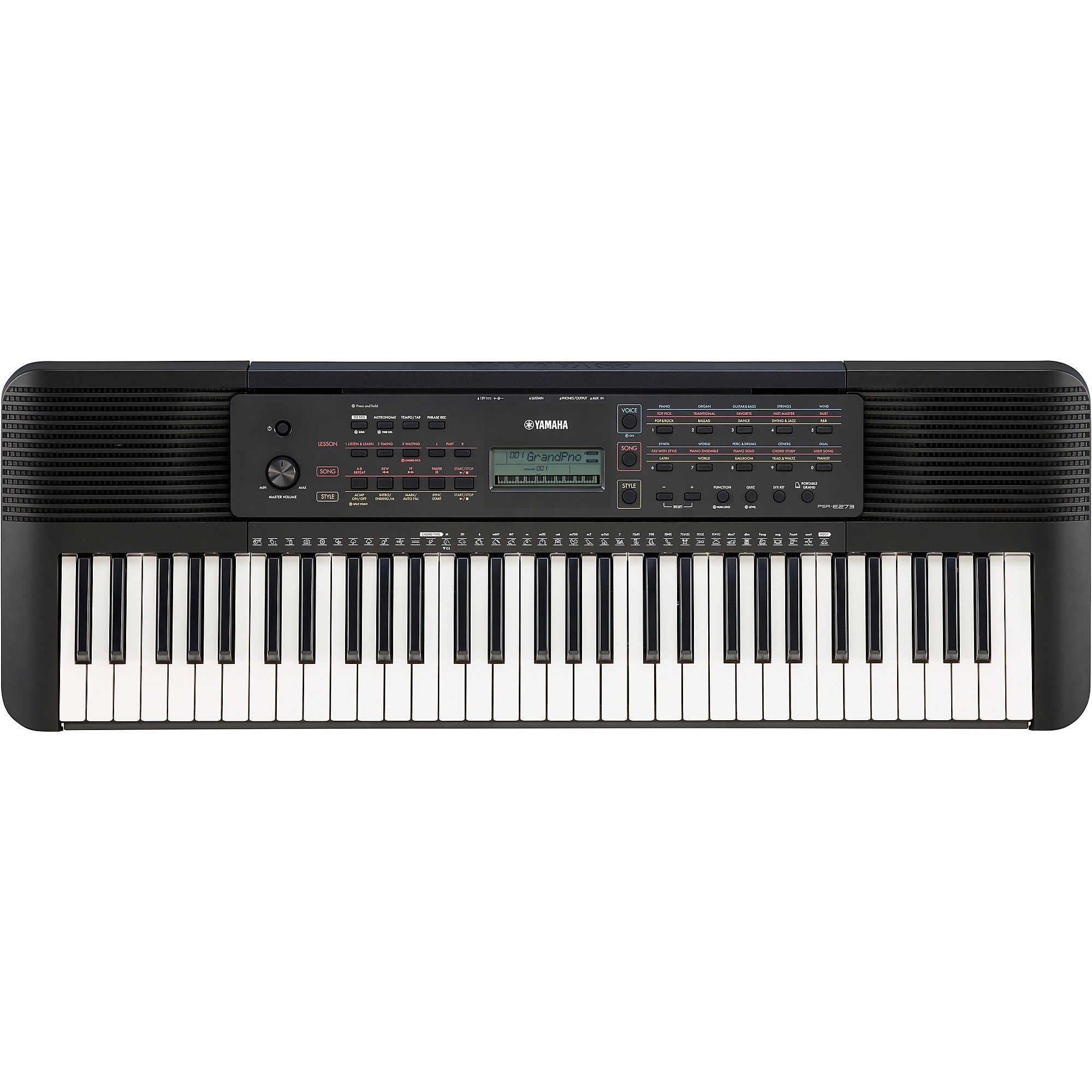 Yamaha PSR-E273 61-Key Portable Keyboard Deluxe Package | Guitar