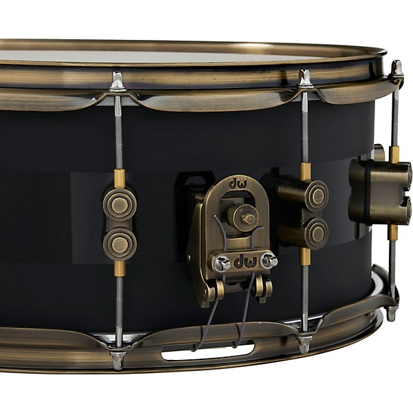 PDP by DW 20th Anniversary Snare Drum, Matte/Gloss Black, Antique