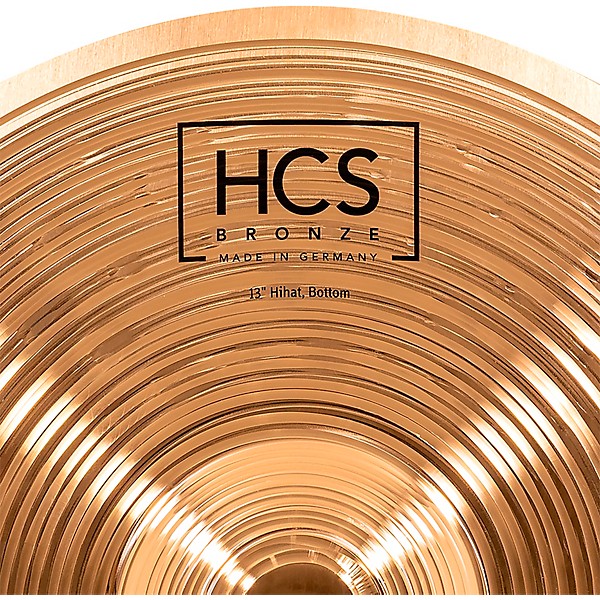 MEINL HCS Bronze Hi-Hat Cymbals 13 in.