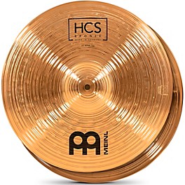 MEINL HCS Bronze Hi-Hat Cymbals 13 in. MEINL HCS Bronze Hi-Hat Cymbals 15 in.