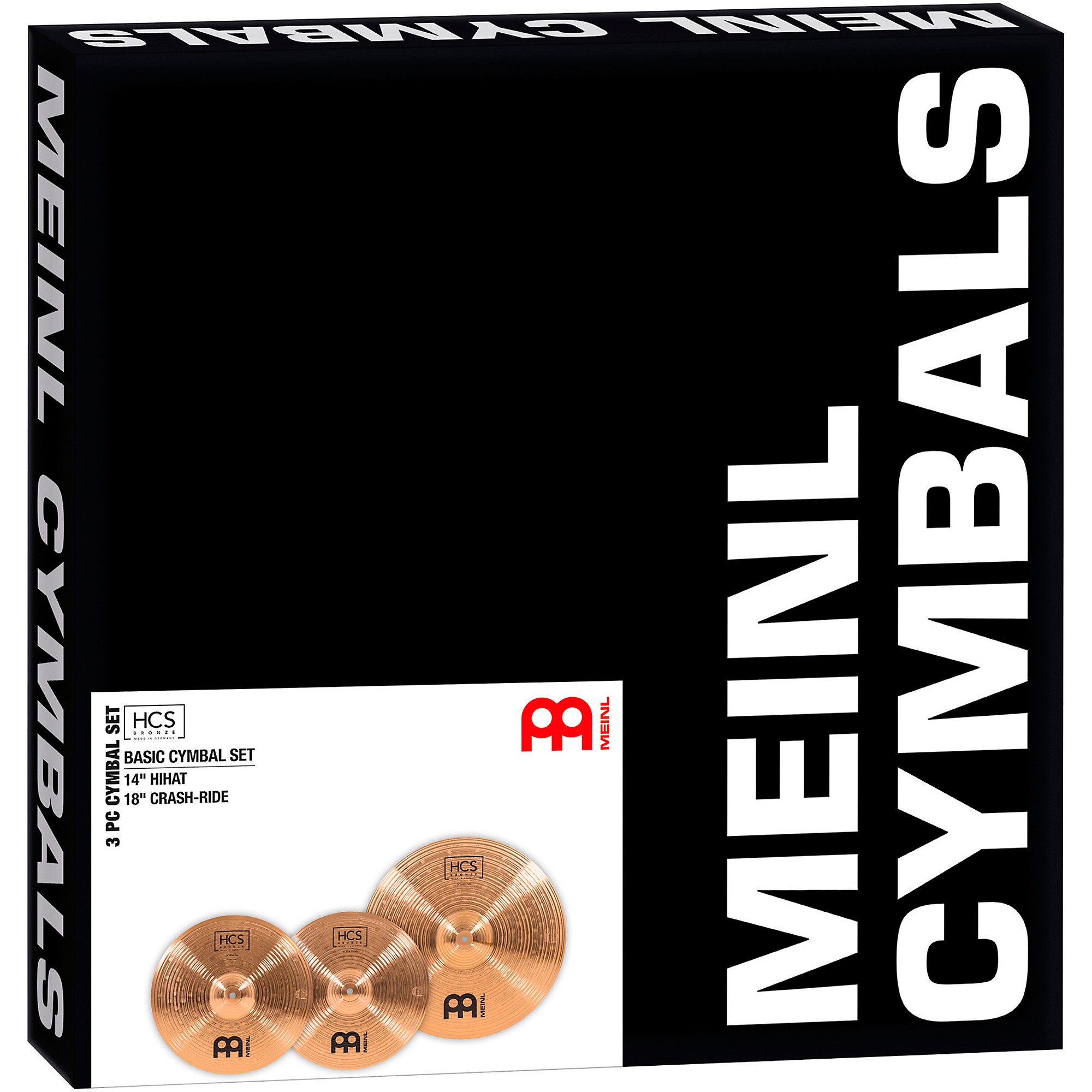 MEINL HCS Bronze Basic Cymbal Set 14/18 in. | Guitar Center